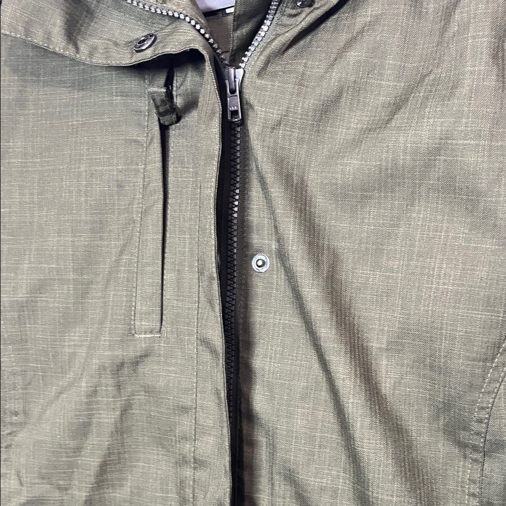 North End Olive Utility Hooded Jacket for Women - Picture 5 of 11